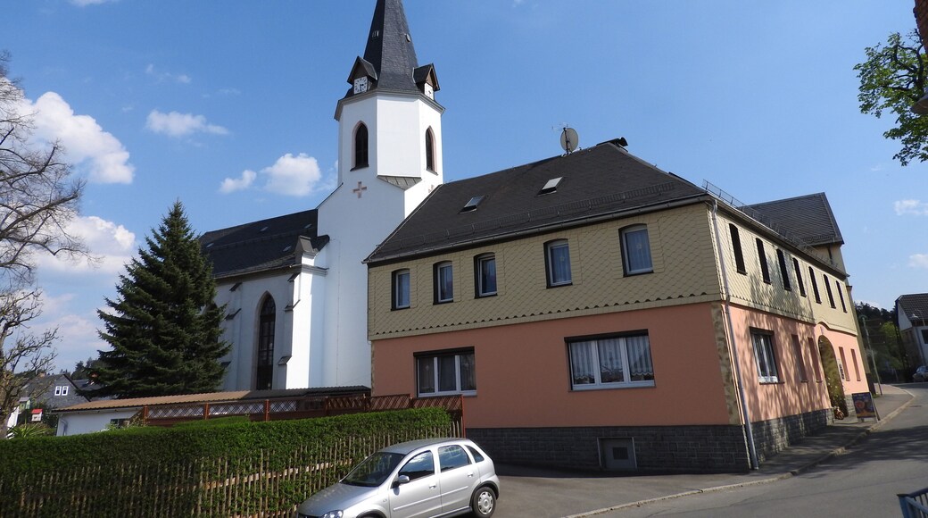 Kirche in Möschlitz, Thüringen