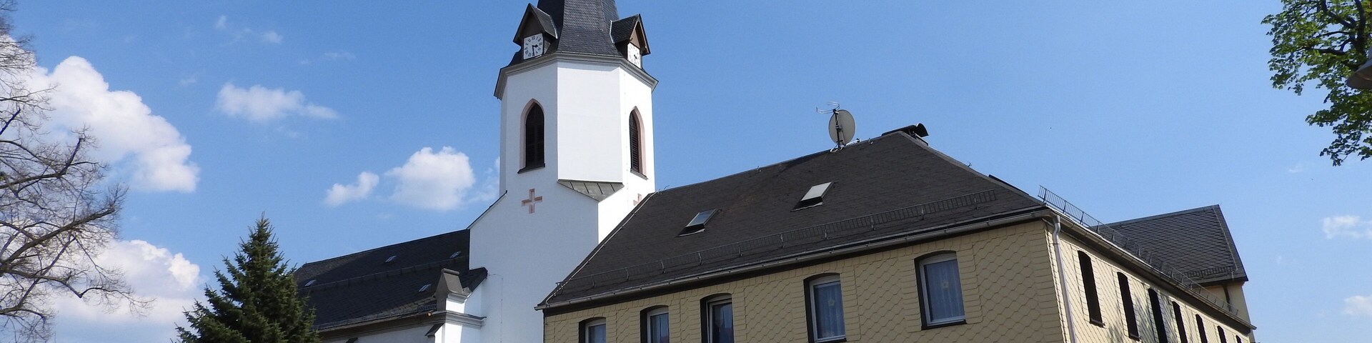 Kirche in Möschlitz, Thüringen