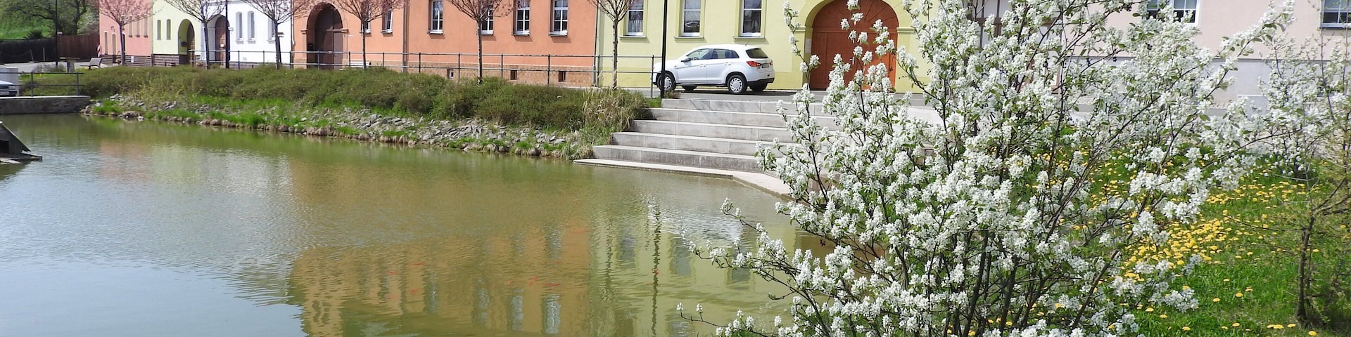 Teich in Gräfenwarth, Thüringen