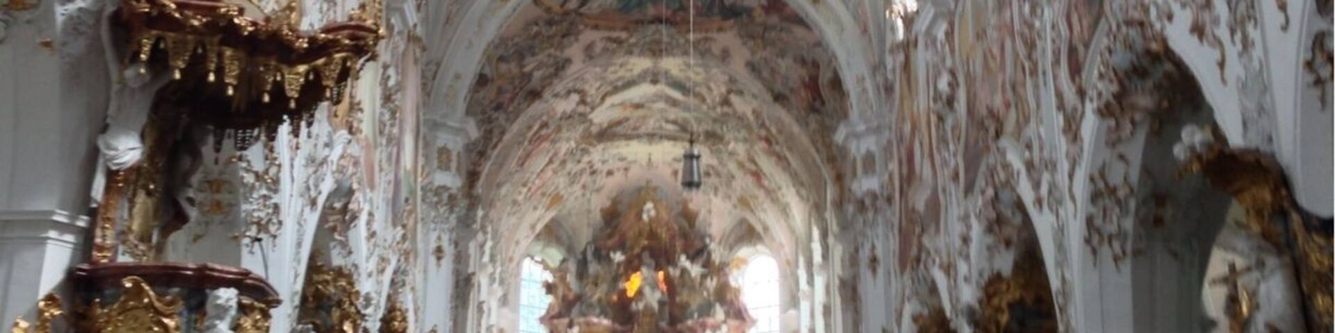 Beautiful architecture Rottenbuch Abby Bavaria Germany
#Instone