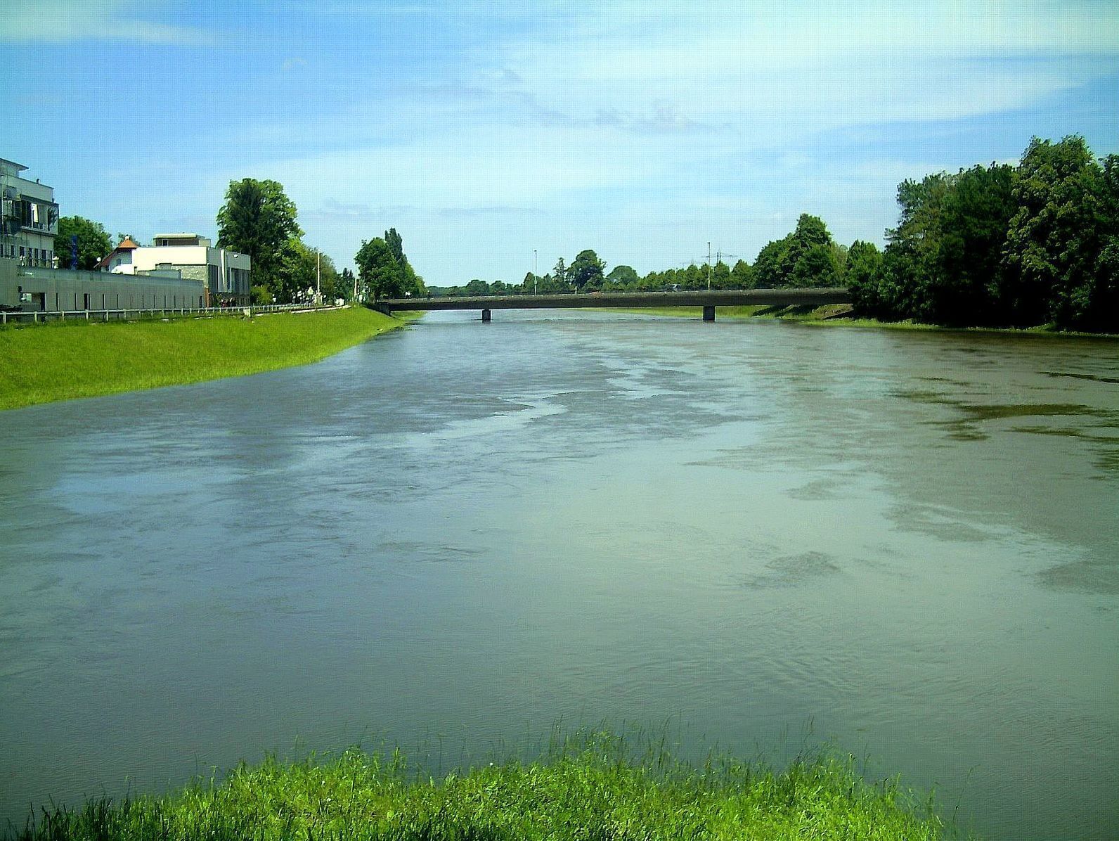 Flood Red Alert River Elz Riegel