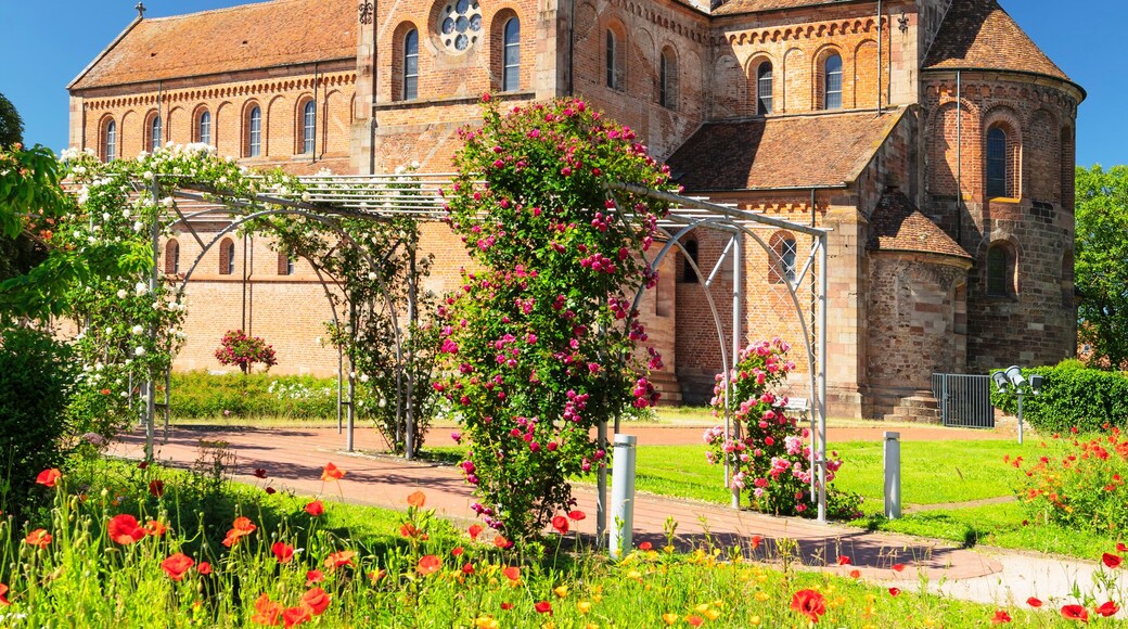 Schwarzach Monastery, district of Schwarzach, Rheinmunster, Baden-Wurttemberg, Germany