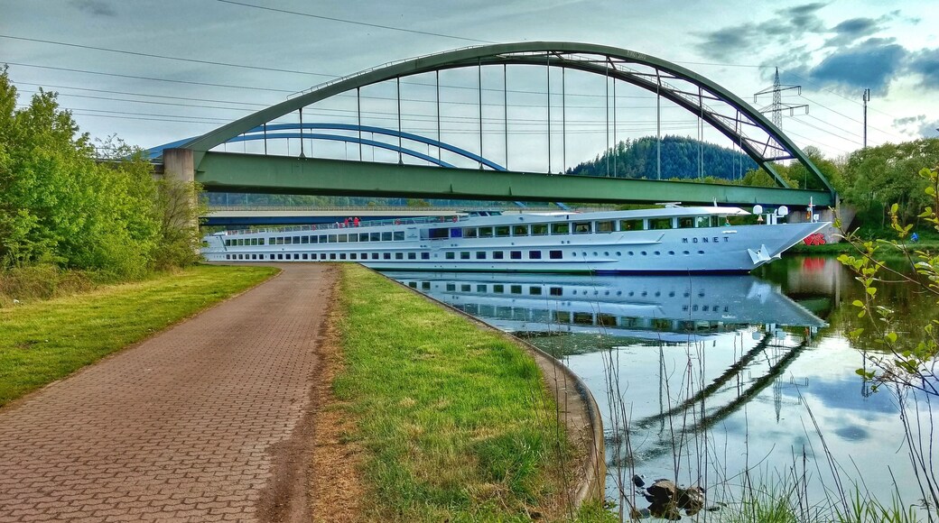 Passagierschiff auf der Saar
