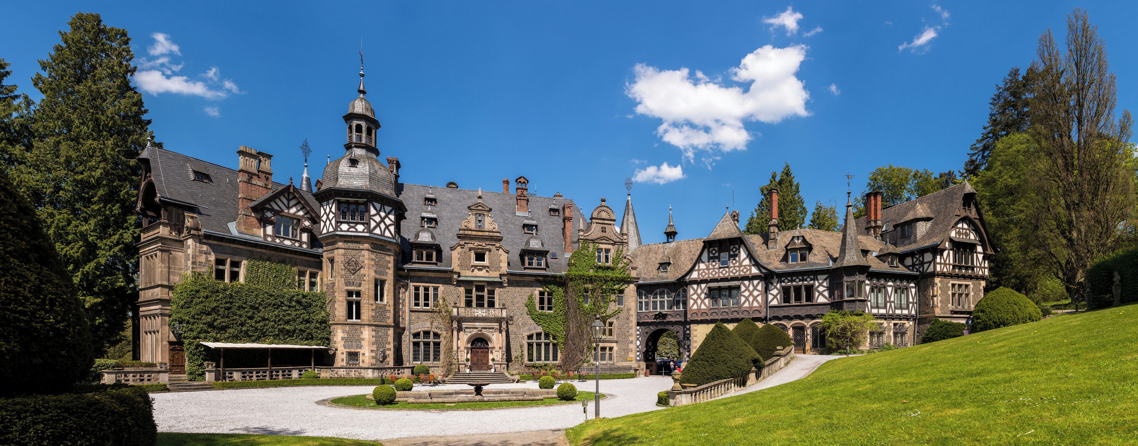 Schloss Rauischholzhausen (Castle Rauischholzhausen) in Ebsdorfergrund (Hesse), Germany.