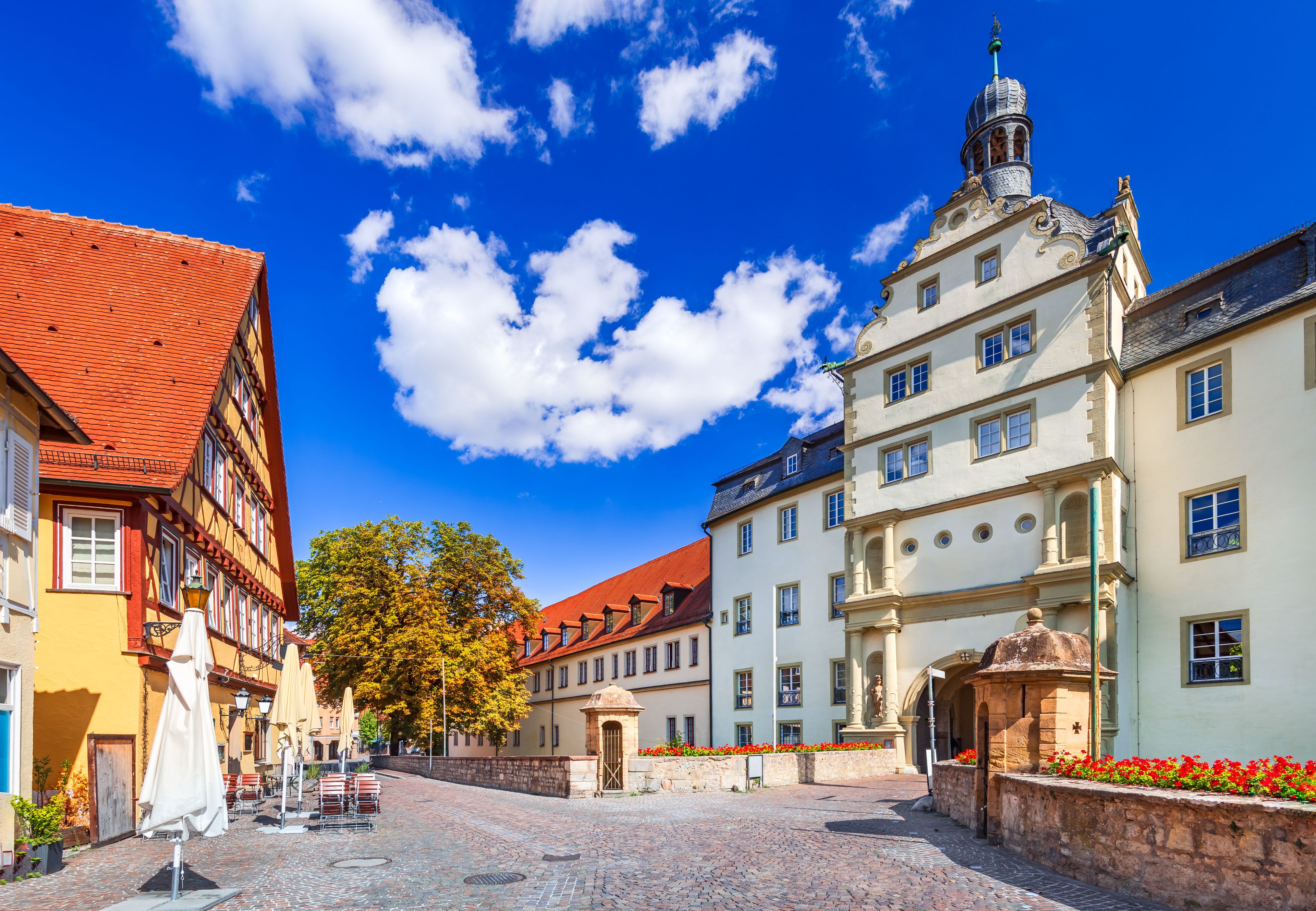 Bad Mergentheim, Germany. Charming city on Romantic Road, Baden Wurttemberg