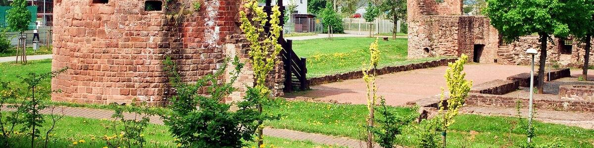Köllerbach (Püttlingen), the ruins of the Bucherbach Castle