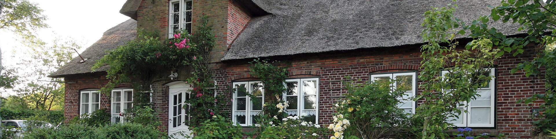 Friesenhaus in Oldsum, Insel Föhr.