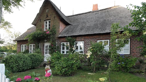 Friesenhaus in Oldsum, Insel Föhr.