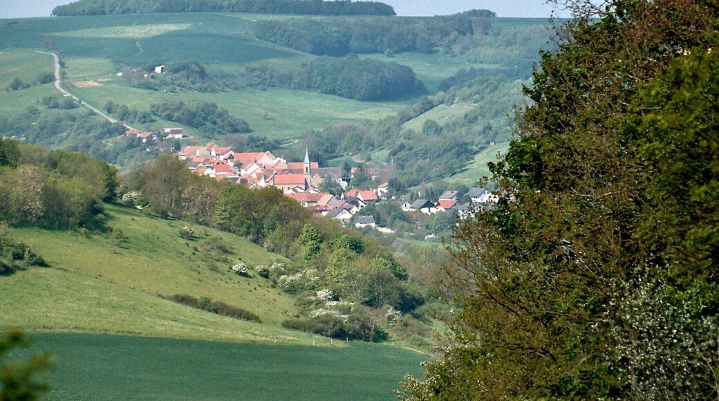 Moschellandsburg, view towards Unkenbach