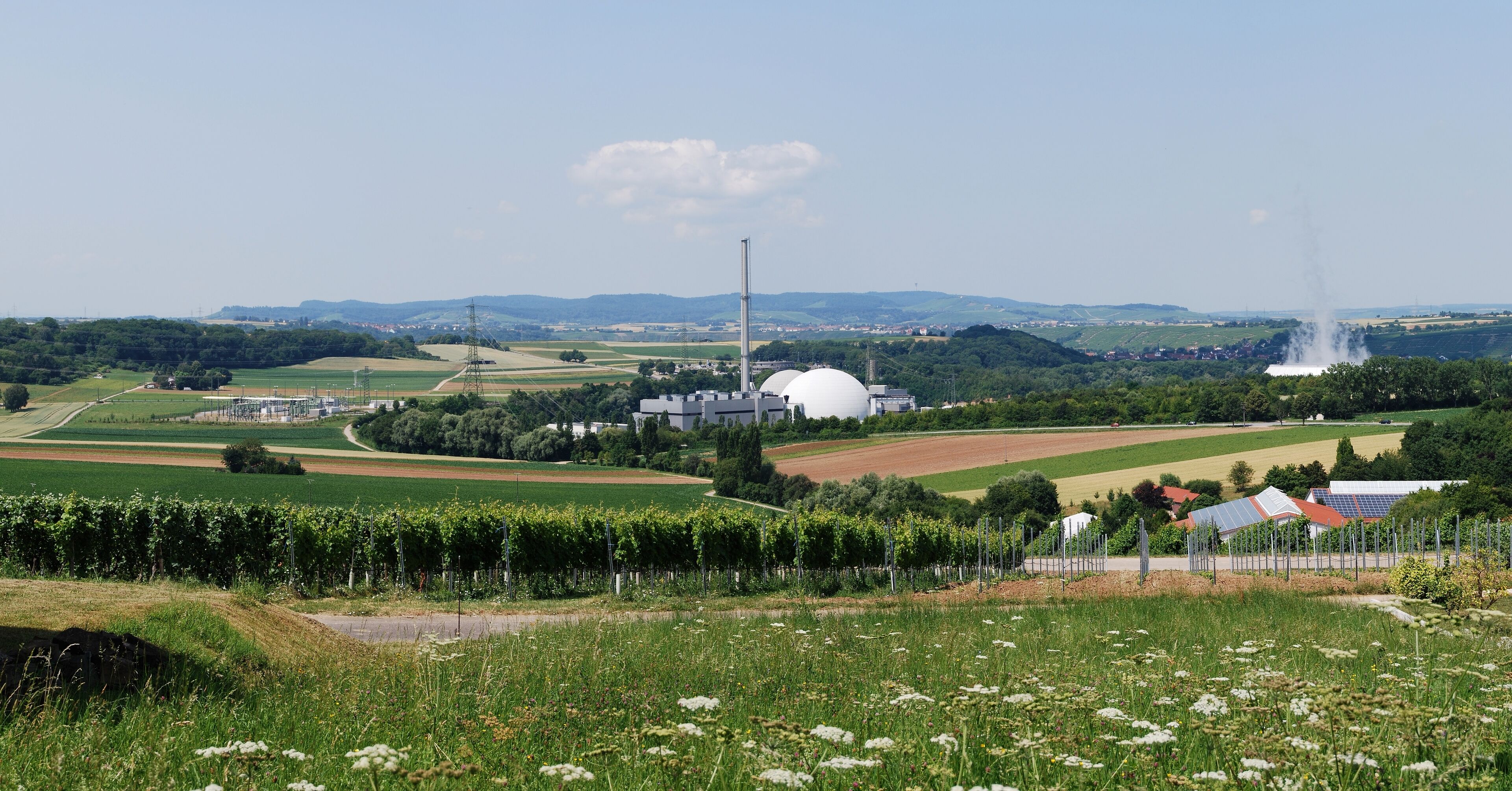 Neckarwestheim Nuclear Power Plant, Baden-Württemberg.