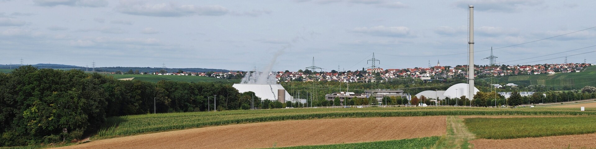 Neckarwestheim Nuclear Power Plant, Baden-Württemberg.