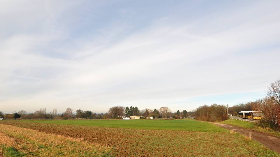 Fildertunnel, Blick von geplanten Zwischenangriff Sigmaringer Straße Richtung Norden