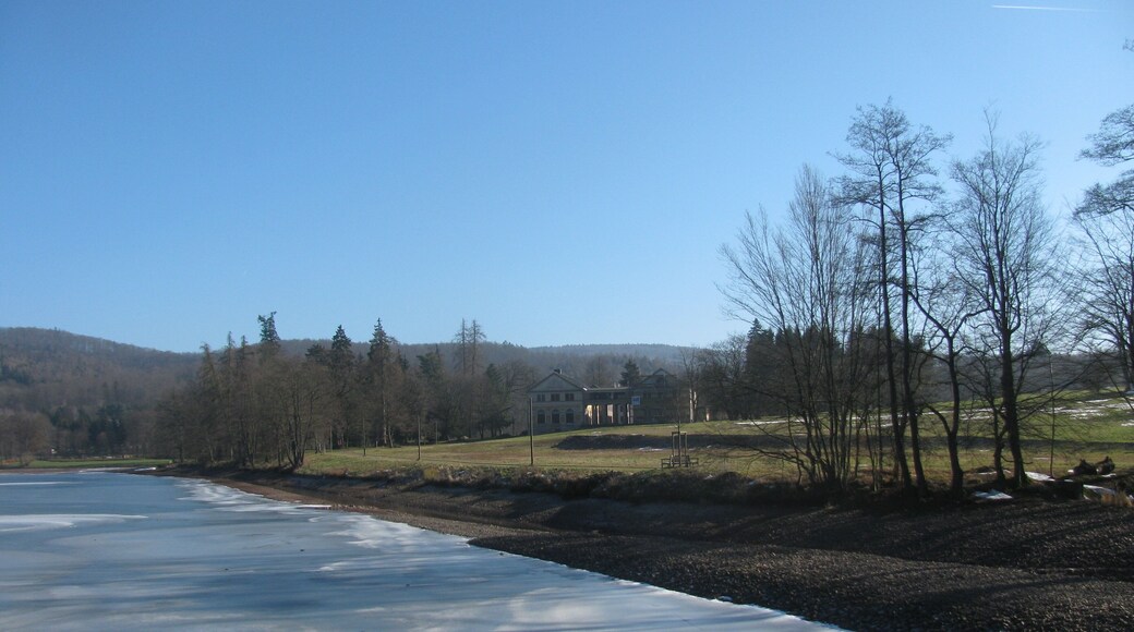 Schloss Wilhelmsthal bei Marksuhl, Zustand bei der Sanierung im Februar 2015