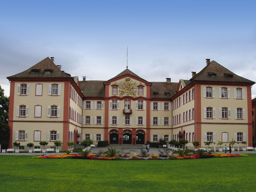 Mainau Island, Lake Constance, Germany - View to the Castle Mainau