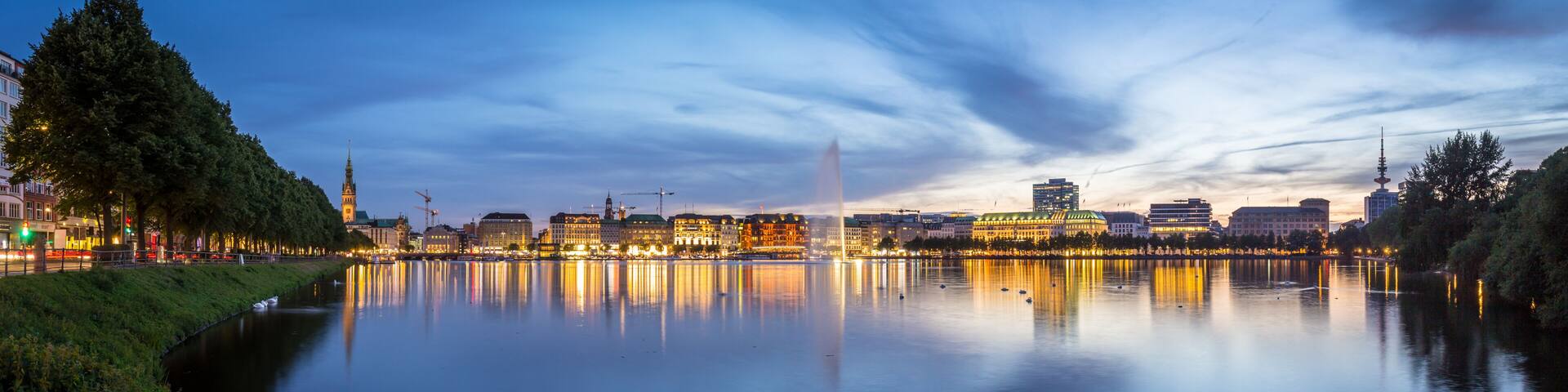 Binnenalster Hamburg - Germany