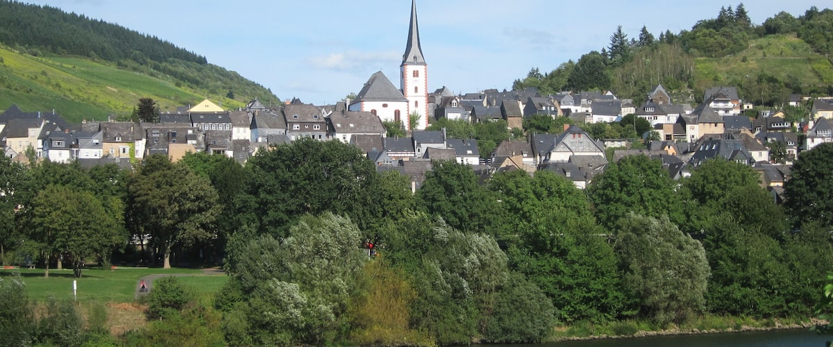 Characteristic villageges along the Mosel river. Here Enkirch