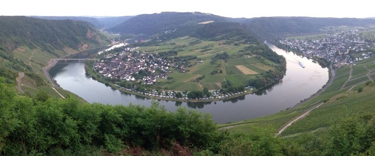 A hill with a view - on the Mosel. Only one of the fine German wine regions. Avoid this place if you are not into hiking, biking, good food and wine (tasting).