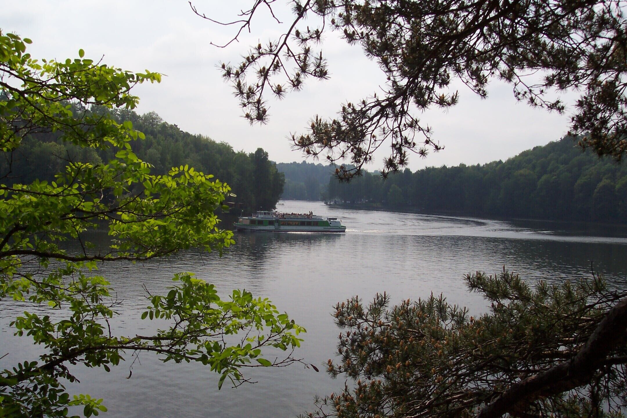 oberhalb der Talsperre Kriebstein