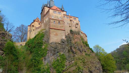 Burg Kriebstein über dem Zschopautal