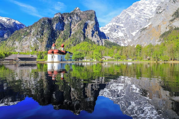 On the way to Salet by boat trip and approaching the first stop at St. Bartholomä, you could see this clear and stunting reflection on the lake in good weather.
#reflection