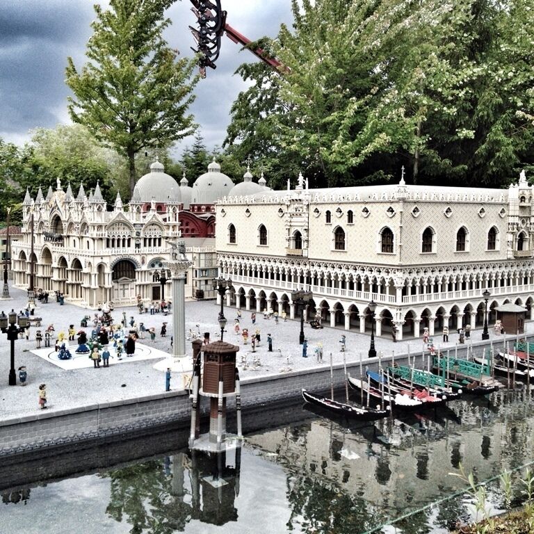  Venecia, Piazza San Marco and Doge Palace. Built with Lego Bricks #KidsFun