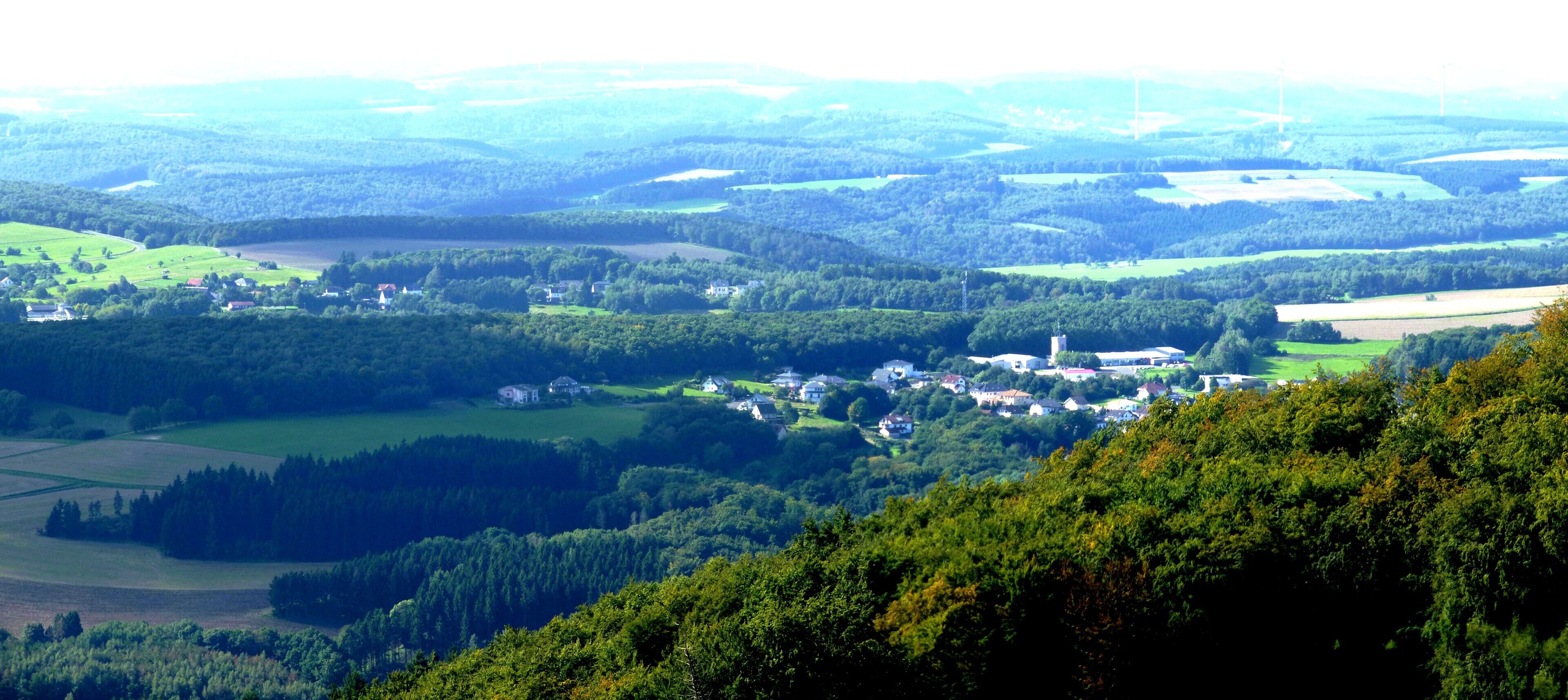 Kirschweiler – von der Wildenburg aus gesehen