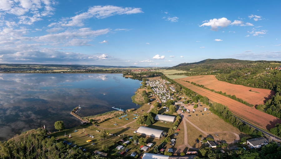 Stausee Kelbra Thüringen Naherholung Campingplatz