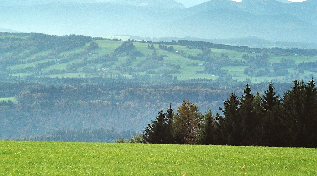 Hoher Peißenberg, view to the Alpine