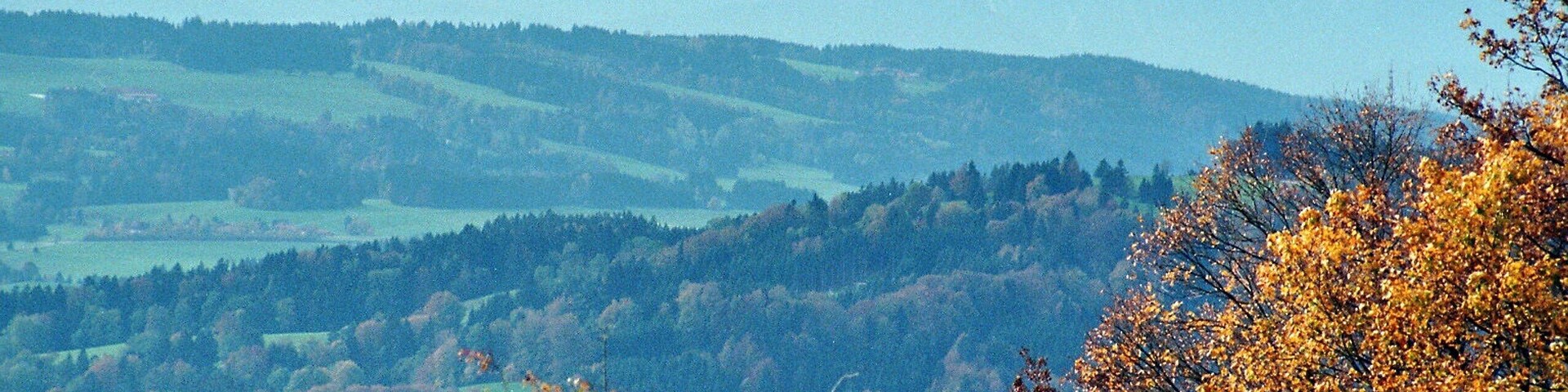 Hoher Peißenberg, view to the Alpine