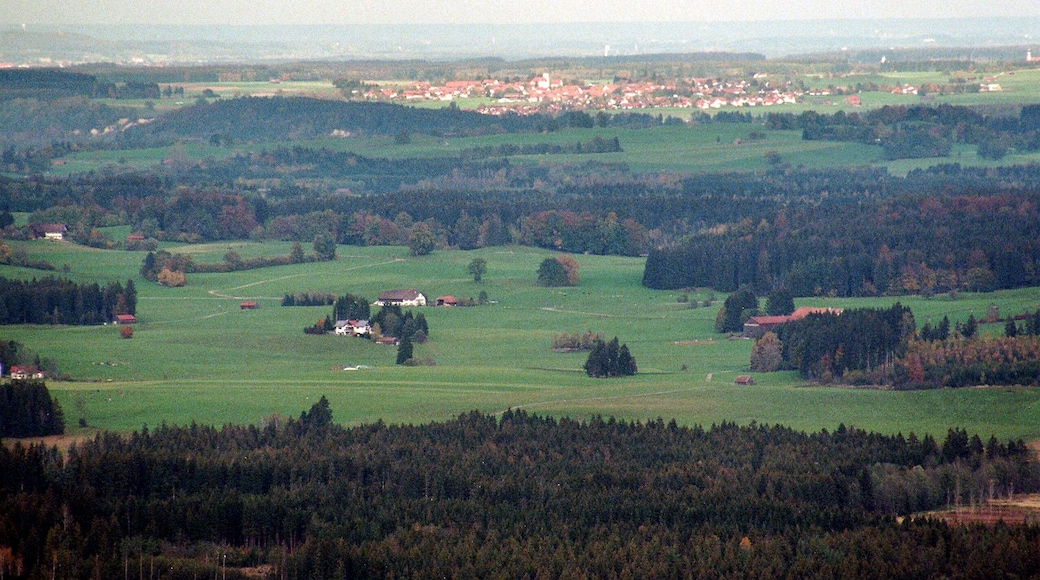 Hoher Peißenberg, view to Peiting