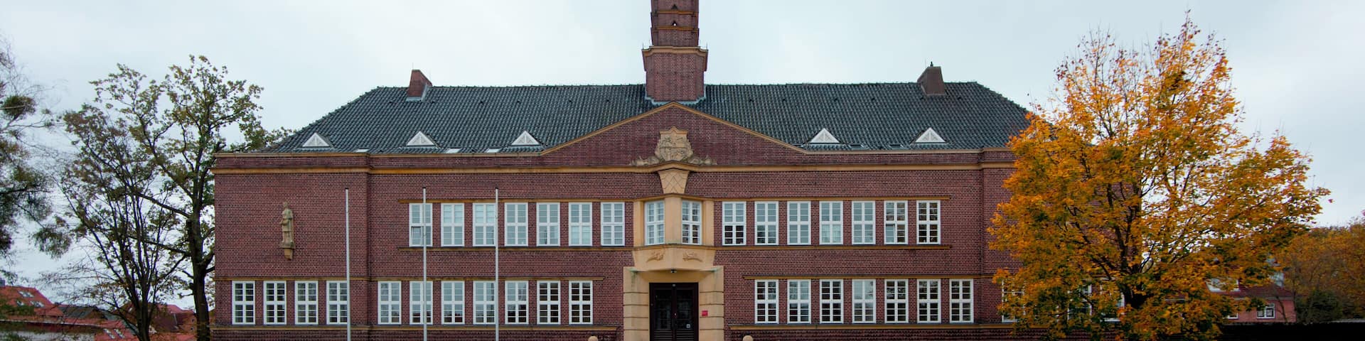 Hagenow in Mecklenburg-Vorpommern. Das Haus (Adresse steht im Namen) steht unter Denkmalschutz.