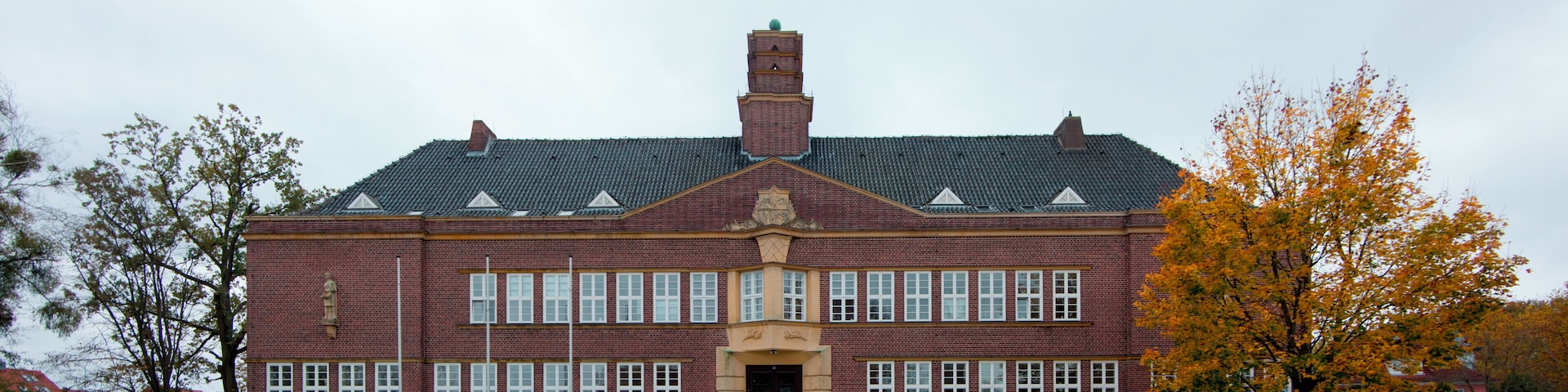 Hagenow in Mecklenburg-Vorpommern. Das Haus (Adresse steht im Namen) steht unter Denkmalschutz.