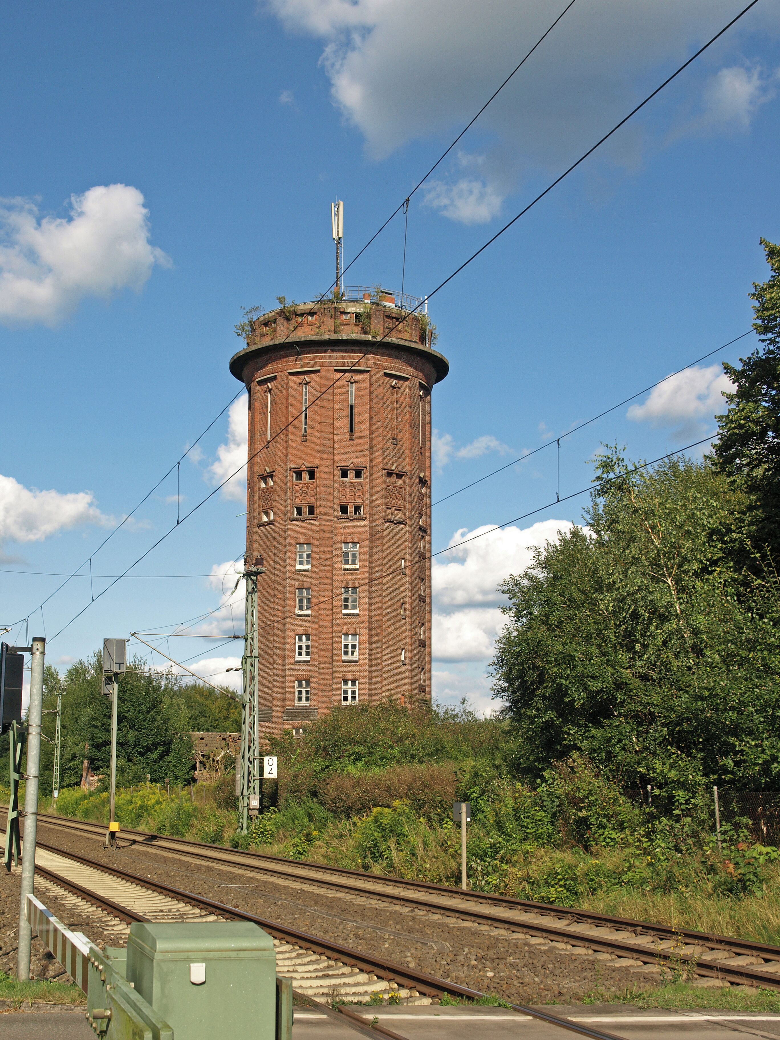 Wasserturm am Bahnhof Hagenow-Land