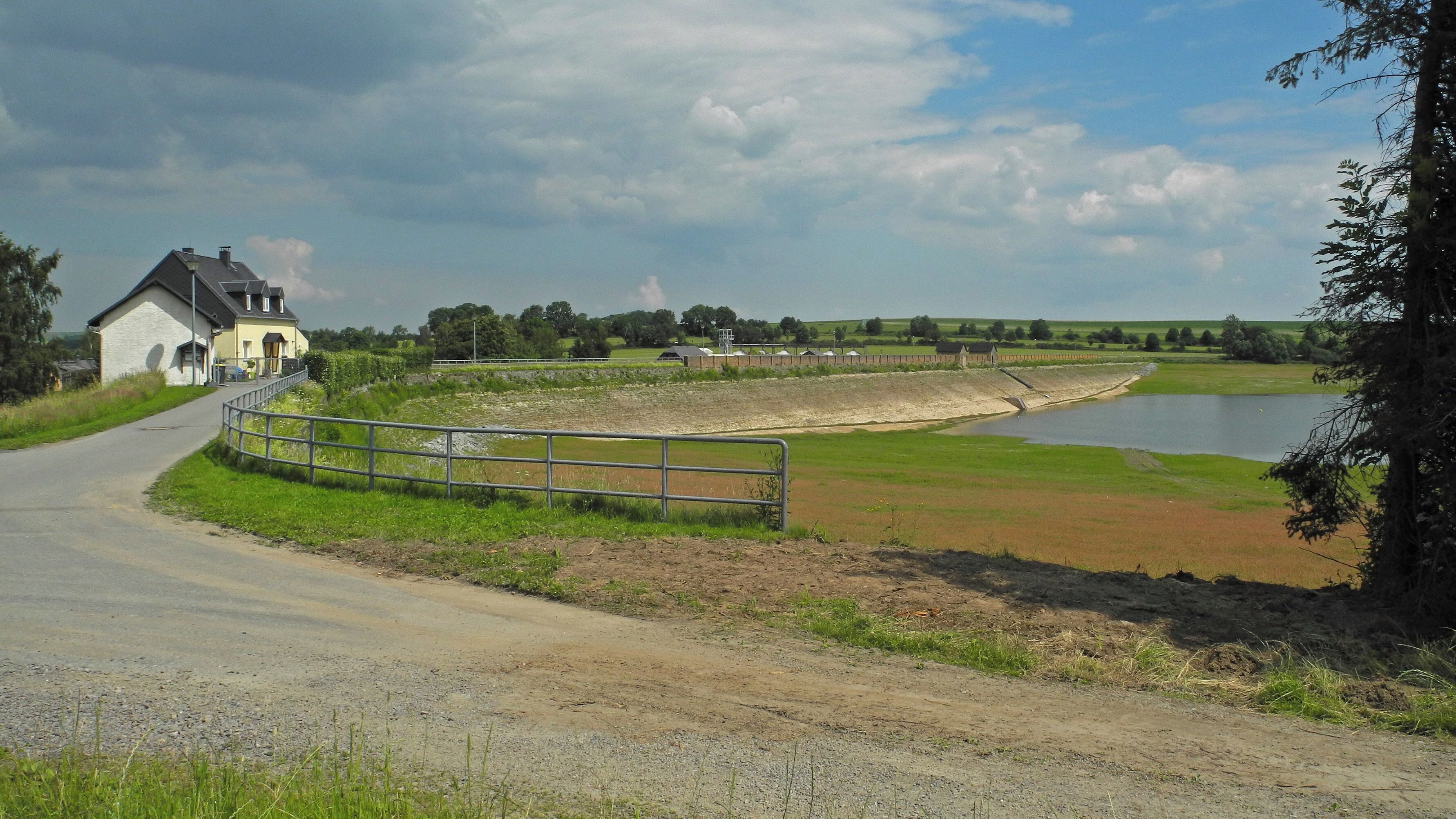 Revierwasserlaufanstalt Freiberg: Oberer Großhartmannsdorfer Teich in der Gemeinde Großhartmannsdorf