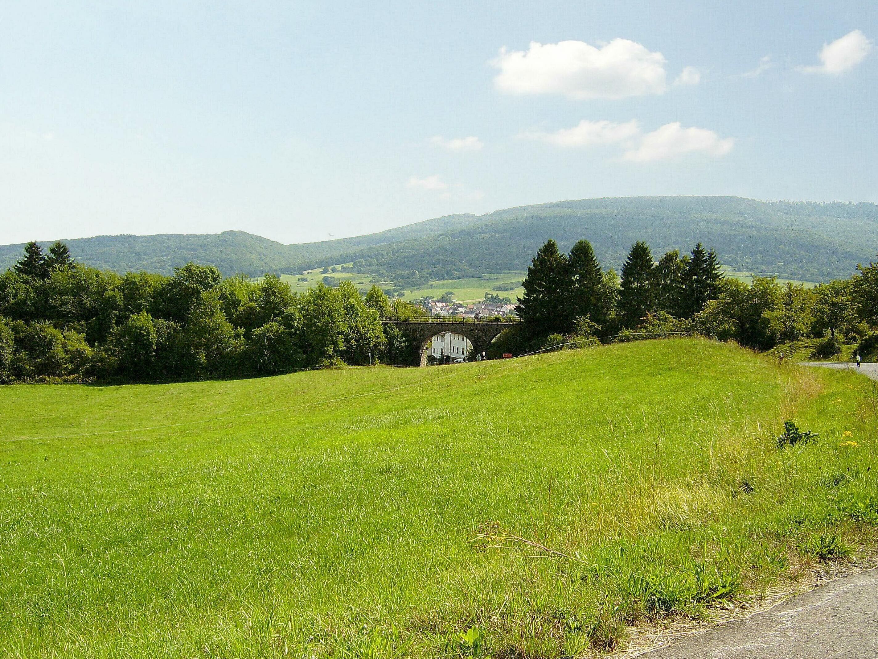 Laudenbach - Blick zum Meissner