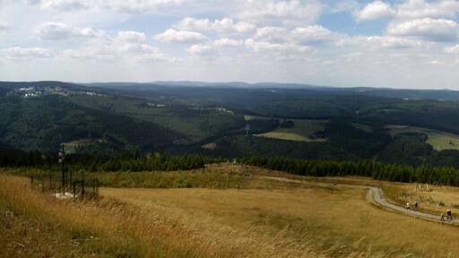 Panorama vom Oberbecken des PSW Goldisthal