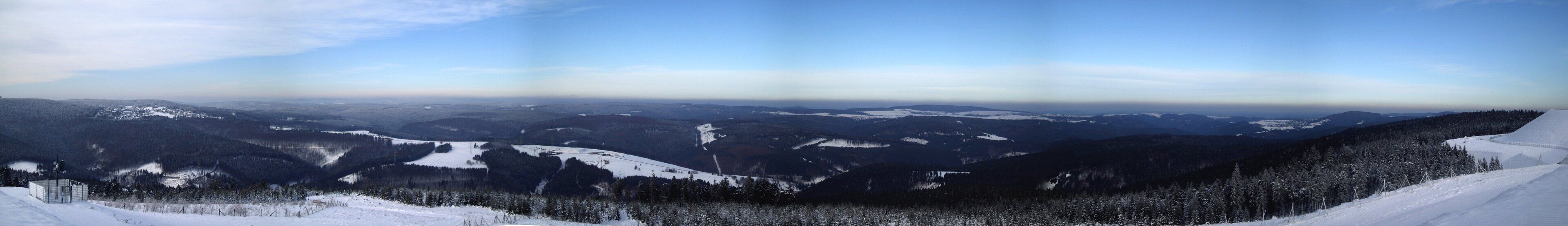 Winterpanorama vom Oberbecken