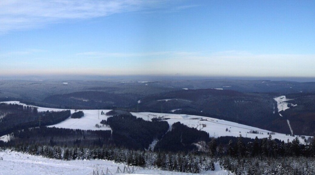 Winterpanorama vom Oberbecken