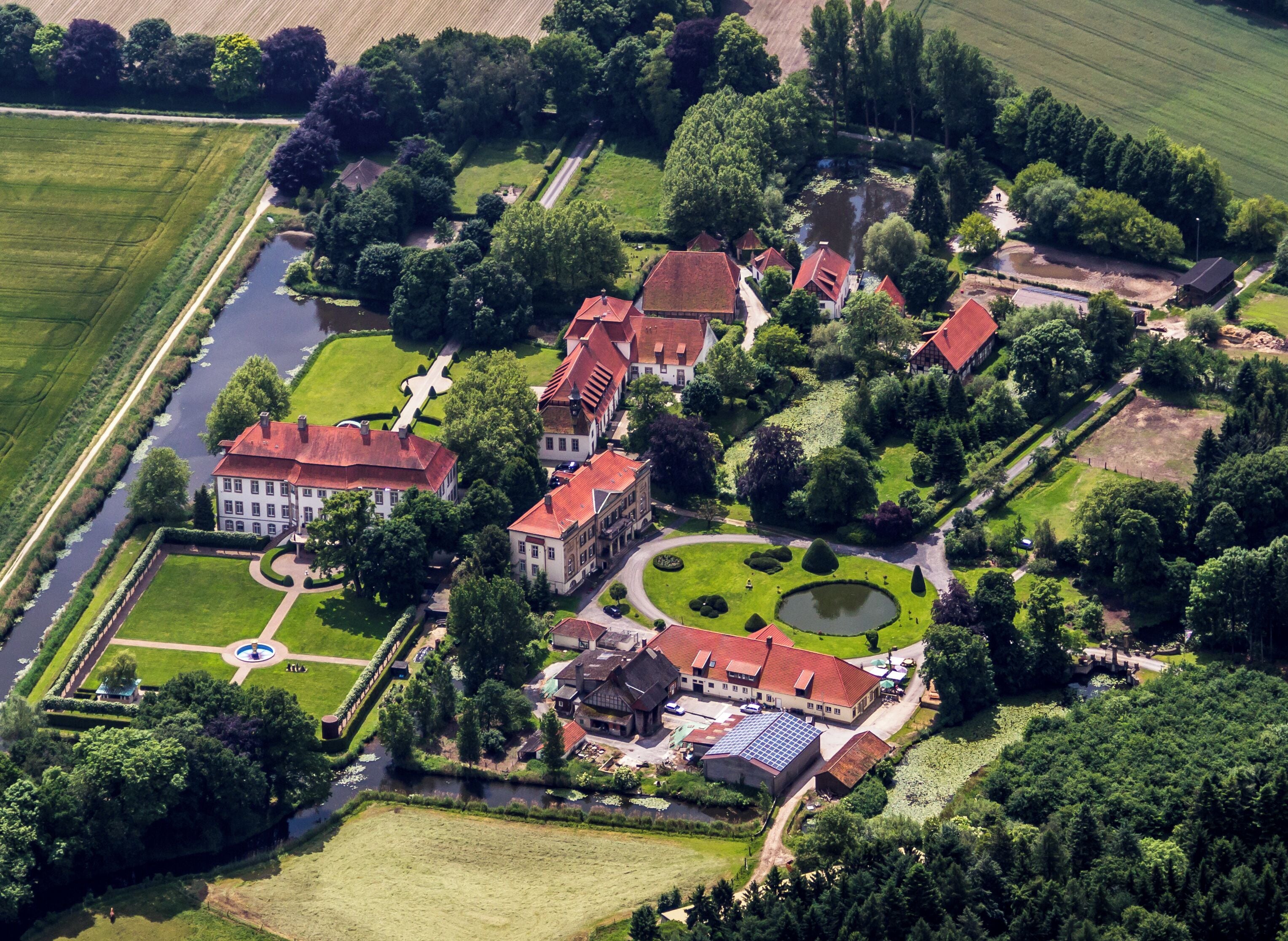 Harkotten Manor near Füchtorf, Sassenberg, North Rhine-Westphalia, Germany
