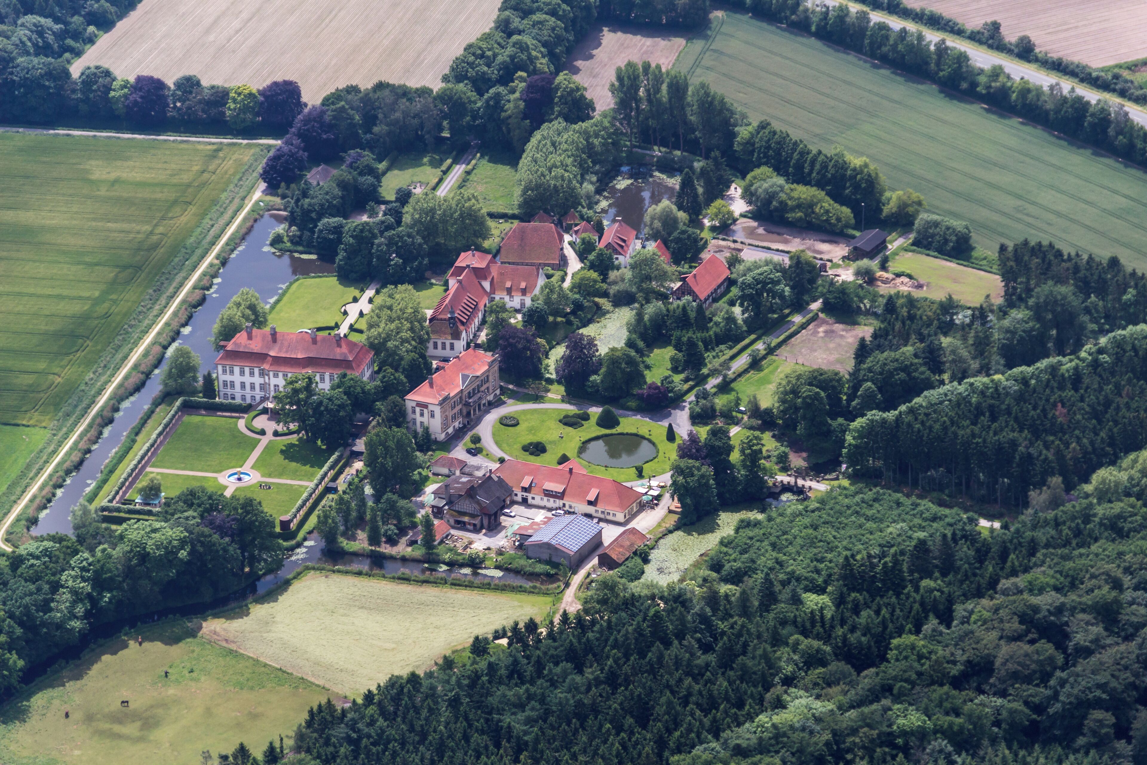 Harkotten Manor near Füchtorf, Sassenberg, North Rhine-Westphalia, Germany