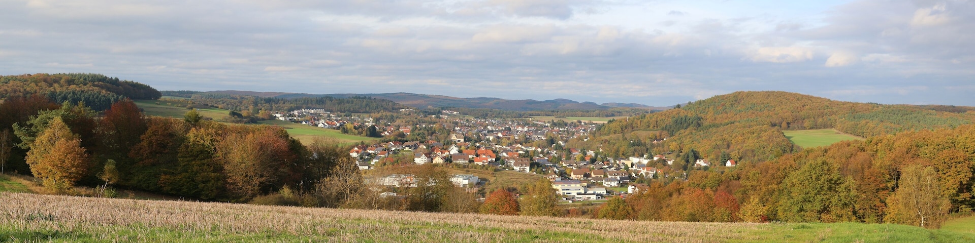 Gladenbach von Süden im Oktober 2014