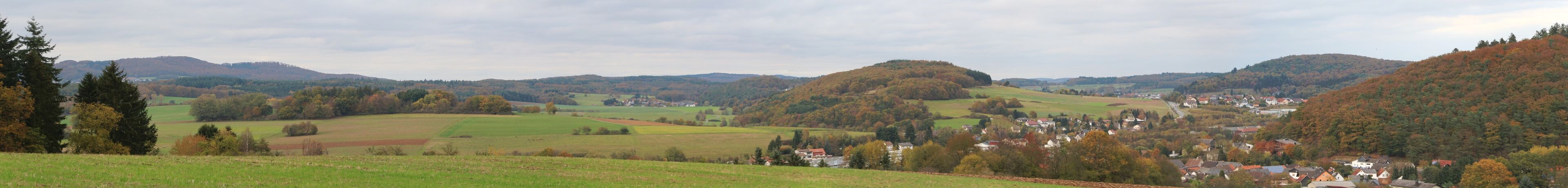 Gladenbach Ortsteil Erdhausen im Oktober 2014