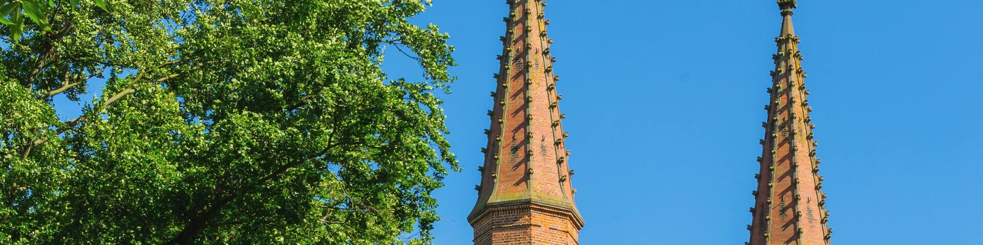 The Protestant Castle's Church (Schlosskirche Letzlingen) in Letzlingen, district of Gardelegen, Altmarkkreis Salzwedel, Saxony-Anhalt, Germany. The church is a listed cultural heritage monument.