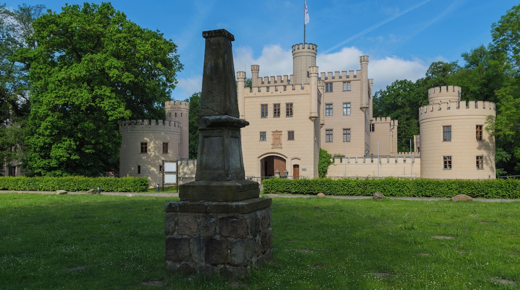 Letzlingen Hunting Lodge (Jagdschloss Letzlingen) in Letzlingen, district of Gardelegen, Altmarkkreis Salzwedel, Saxony-Anhalt, Germany. The Jagdschloss is now used as a museum and a hotel and restaurant (Schloßhotel Letzlingen). It is a listed cultural heritage monument.