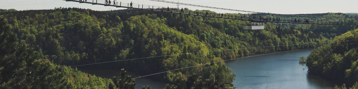 One of the longest suspension bridges in the world.