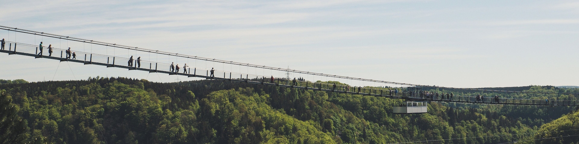 One of the longest suspension bridges in the world.
