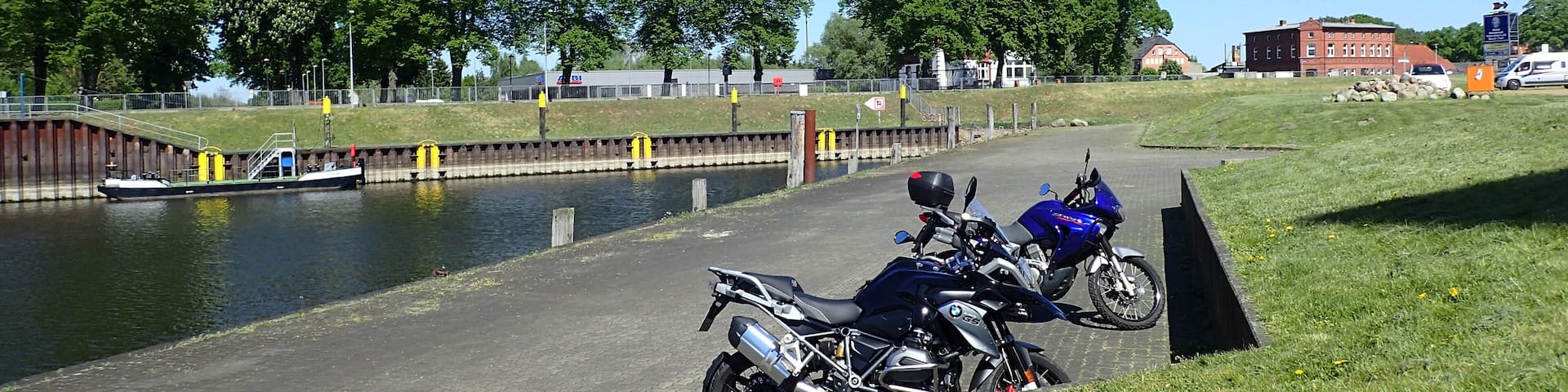 Motorradparkplatz Dömitz Alter Hafen