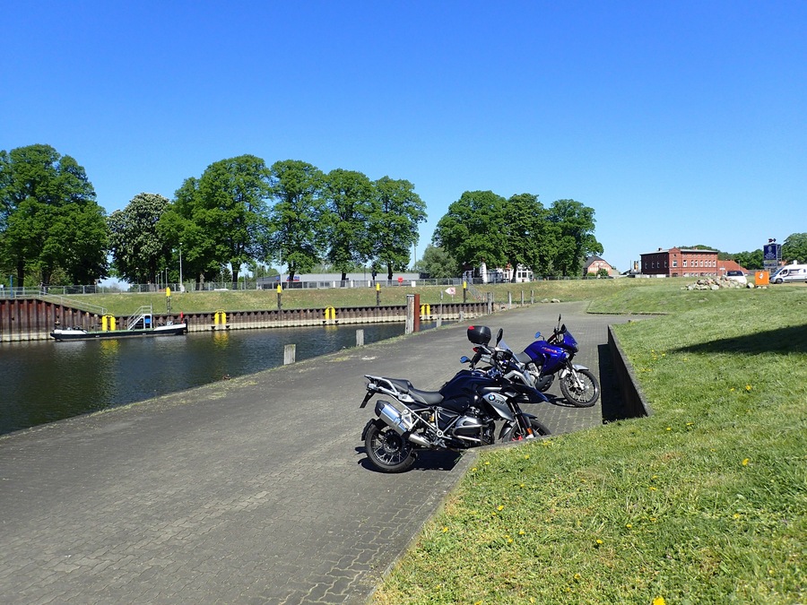 Motorradparkplatz Dömitz Alter Hafen