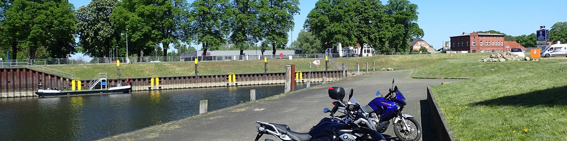 Motorradparkplatz Dömitz Alter Hafen
