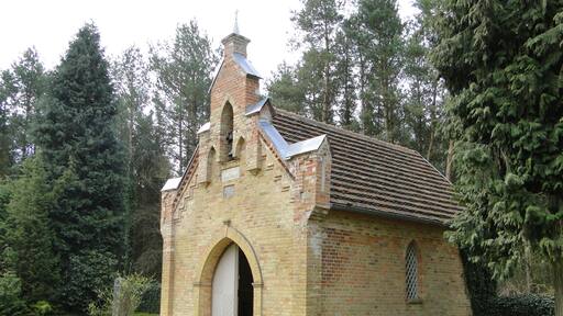 Cemetery chapel in Dobbin (Dobbertin), district Ludwigslust-Parchim, Mecklenburg-Vorpommern, Germany